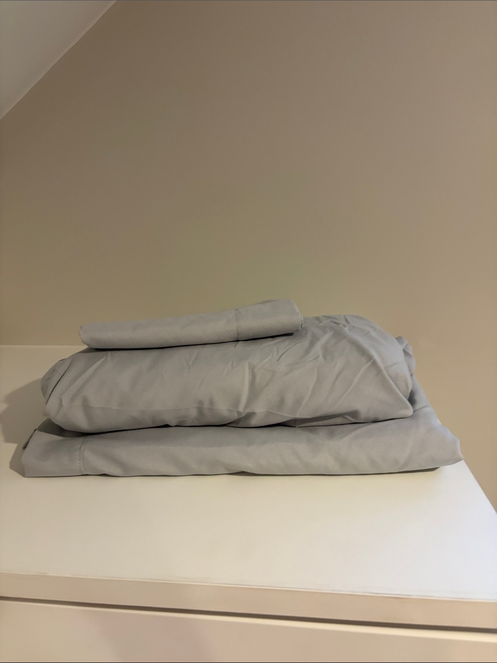 1 set of Twin XL three piece sheets.  Soft Microfiber Sheet Set - Gray